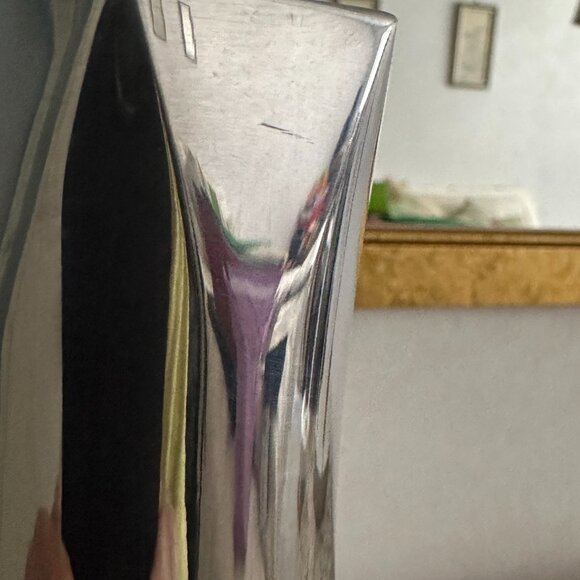 Nambe studio 1996 #6125 Large 10.5" Alloy Taper Candlestick Holder - Picture 7 of 9